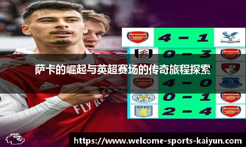 萨卡的崛起与英超赛场的传奇旅程探索